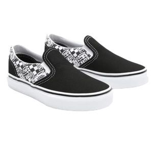 Unisex Vans Off The Wall Classic Slip On Black/Asphalt M6.5/W8
